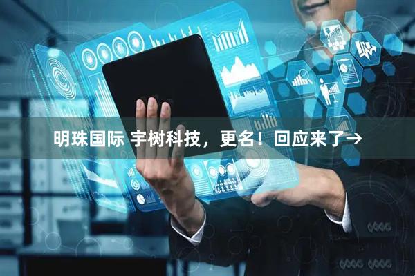 明珠国际 宇树科技，更名！回应来了→