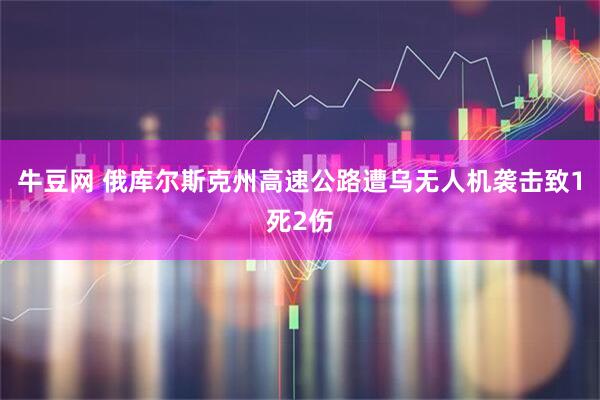 牛豆网 俄库尔斯克州高速公路遭乌无人机袭击致1死2伤