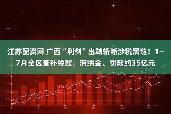 江苏配资网 广西“利剑”出鞘斩断涉税黑链！1—7月全区查补税款、滞纳金、罚款约35亿元