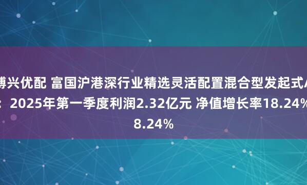 博兴优配 富国沪港深行业精选灵活配置混合型发起式A：2025年第一季度利润2.32亿元 净值增长率18.24%