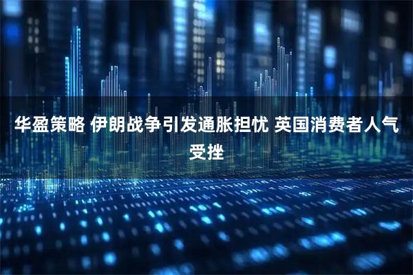 华盈策略 伊朗战争引发通胀担忧 英国消费者人气受挫